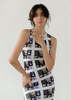 rationalle   COPA MAXI DRESS IN MOMENTS TILE PRINT - Thumbnail 2