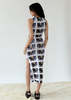 rationalle   COPA MAXI DRESS IN MOMENTS TILE PRINT - Thumbnail 4