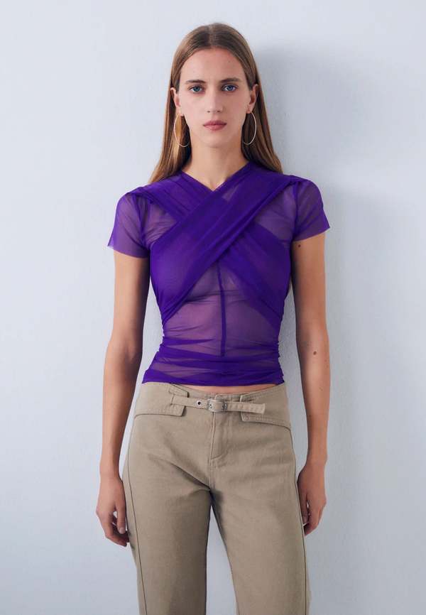 Gimaguas Beso Top - Purple | Garmentory