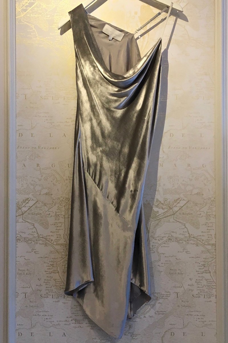 Michelle Mason Bias Cut Cowl Mini Dress Garmentory