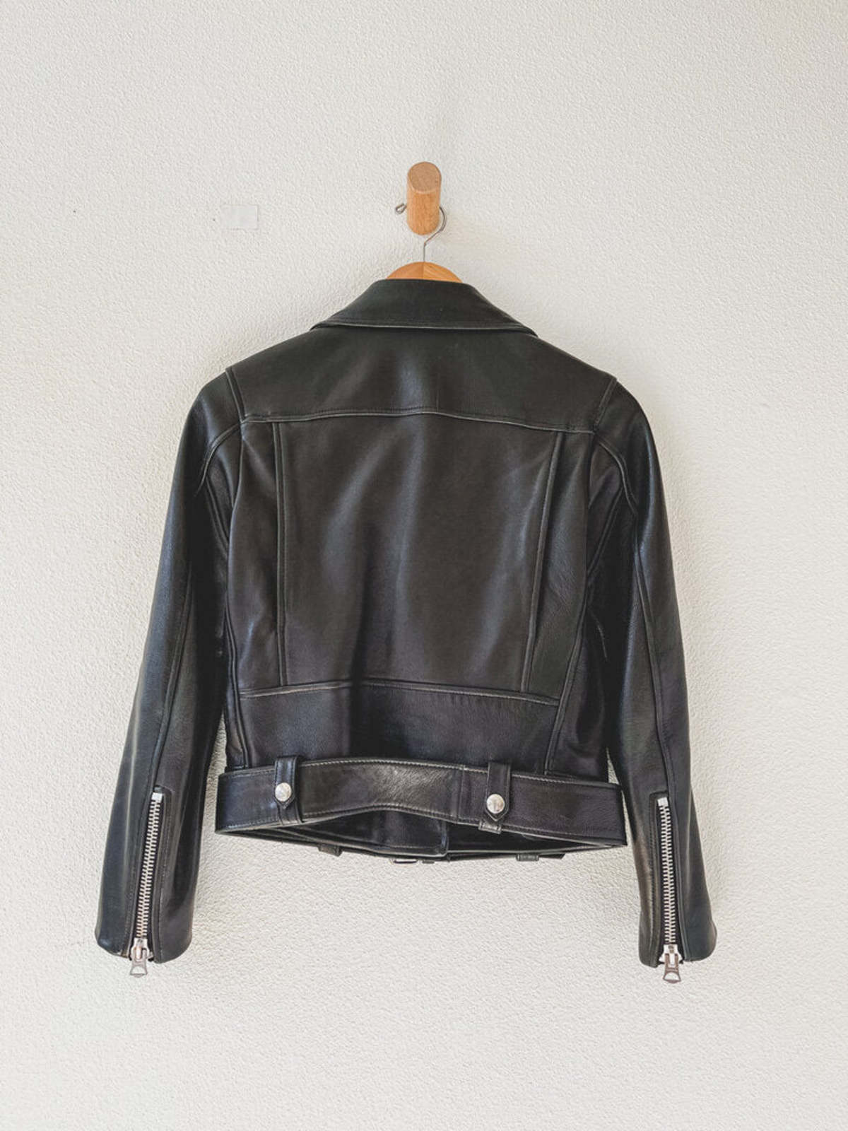 Deep Lake  ACNE LEATHER MOTO JACKET SIZE XS - Image 2 of 6