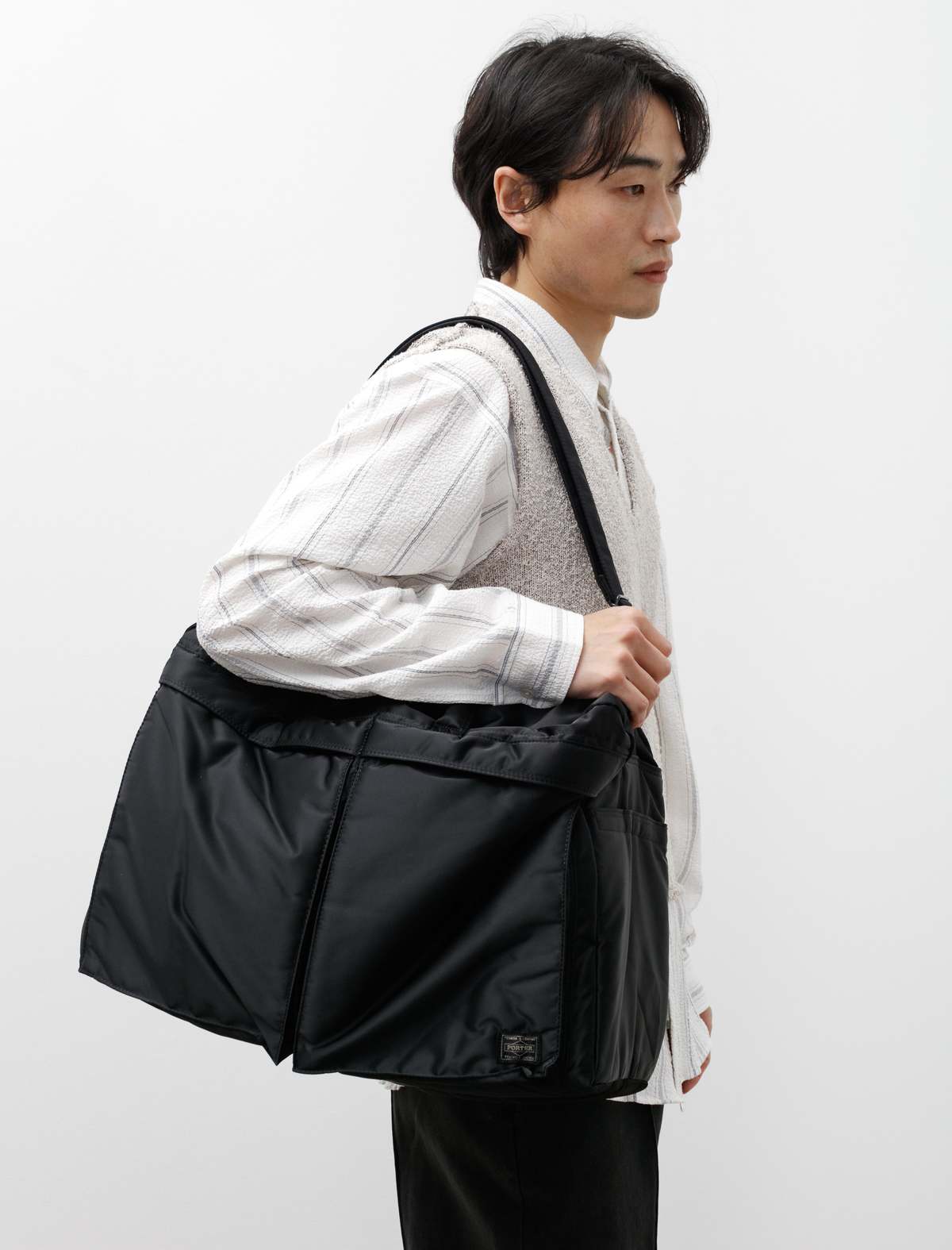 Porter Tanker 2Way Duffle Bag - Black | Garmentory