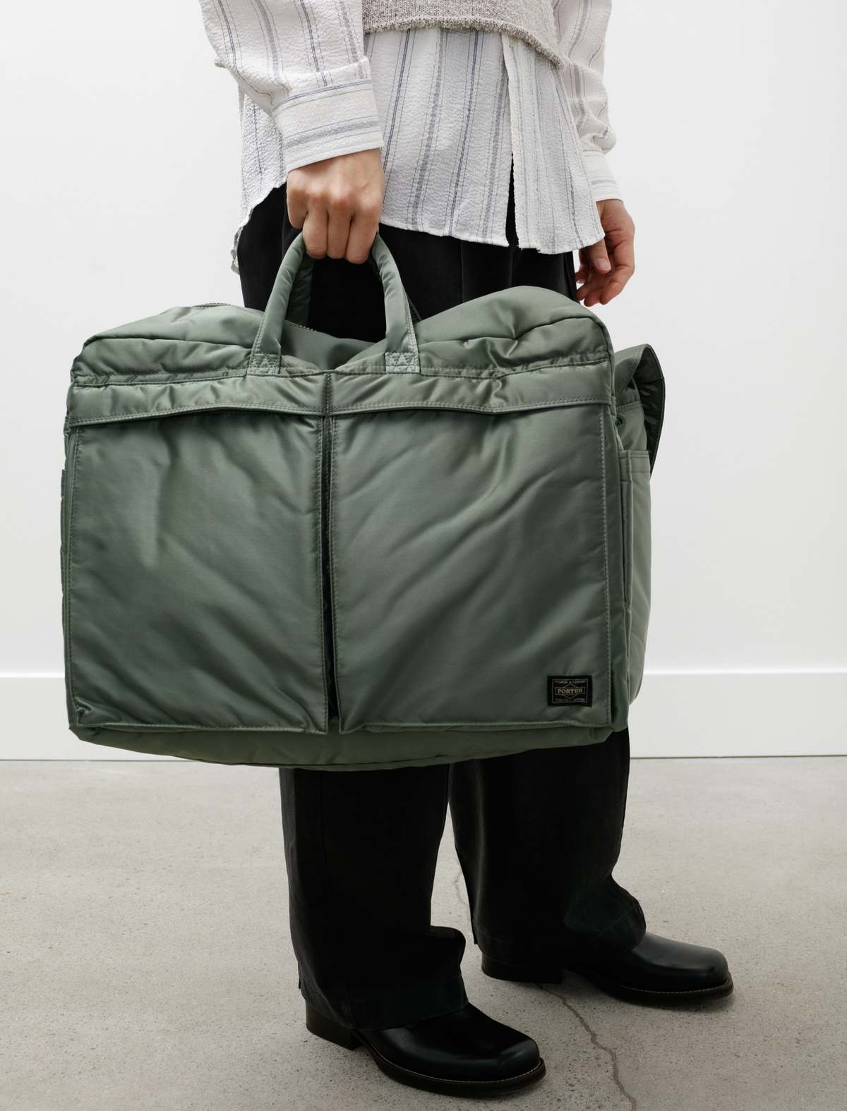 Porter Tanker 2Way Duffle Bag Sage Green Garmentory