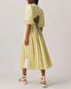 Beatrice.b Bungee Pleated Midi Dress - Banana Split - Thumbnail 2