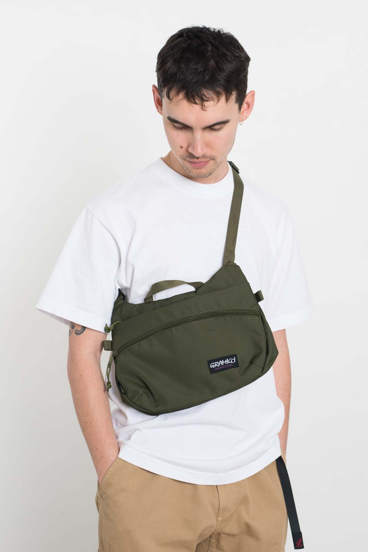 Gramicci Cordura Shoulder Bag Olive Garmentory