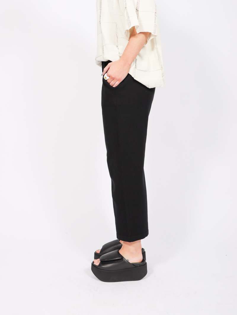 専用☆【新品タグ付】LAUREN MANOOGIAN PEG PANTS Lauren Manoogian Cotton & Alpaca Peg Pants in Black | Santa
