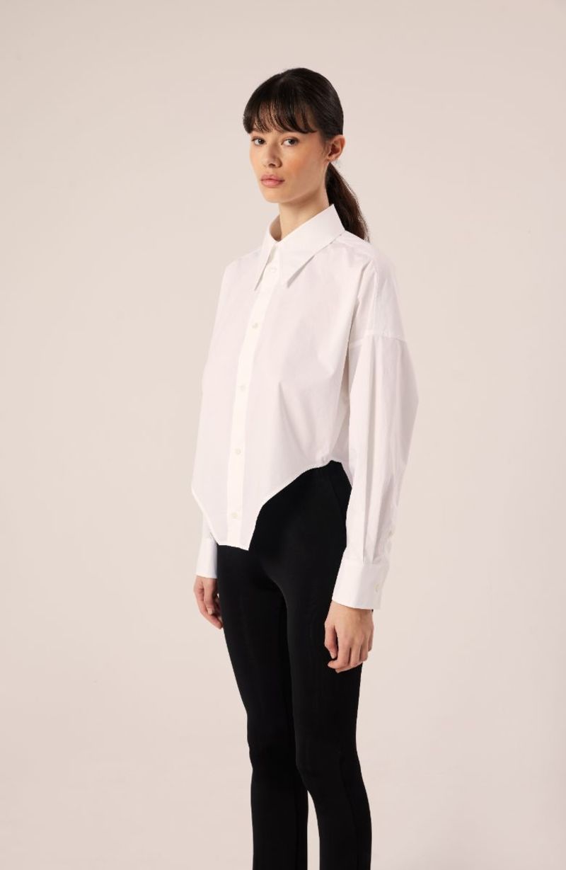 Tシャツ・カットソー MM6 MAISON MARGIELA ASYMMETRICAL TOP MM6 Maison Margiela Asymmetrical top MM6 Maison Margiela