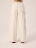Studio Avra Wide leg jeans -Bleached white  - Thumbnail 3