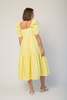 LA RÉUNION Puff Sleeve Buttondown Dress - Yellow - Thumbnail 8