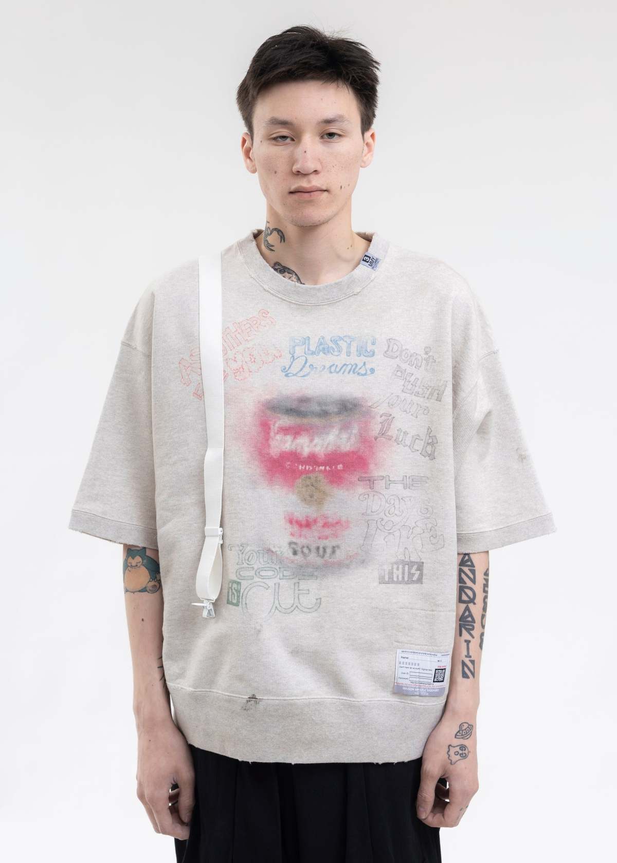 mihara yasuhiro ディスクユニオン サスペンダーTシャツ 46 MIHARA 