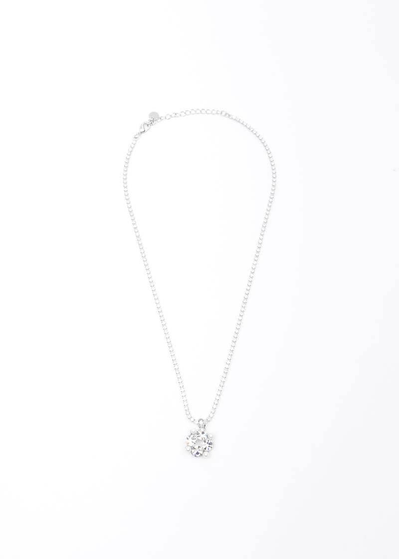 DEPARTMENT Silver Pearl Patchwork Necklace - Silver
