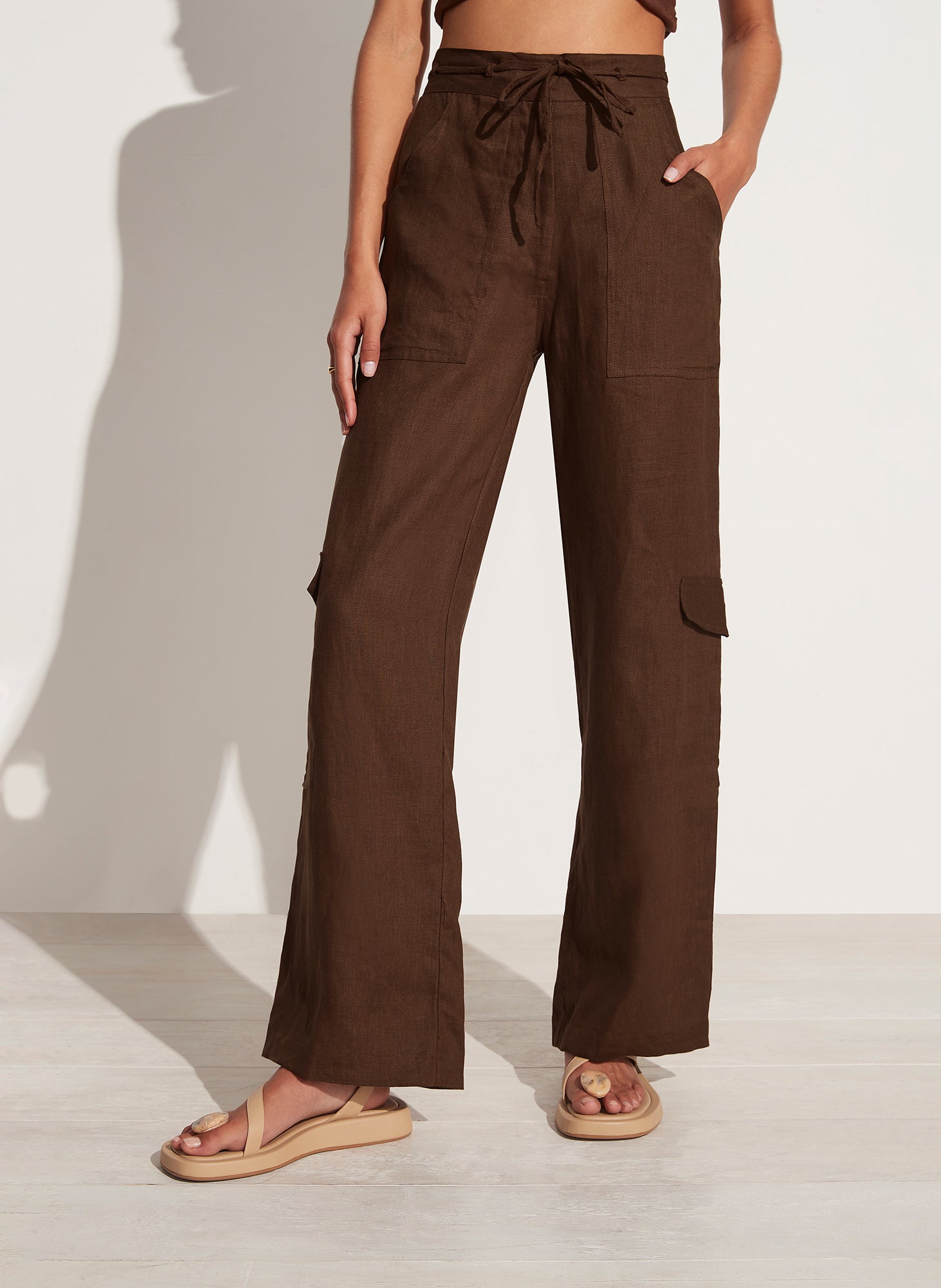 Faithfull the Brand Relais Pant Chocolate