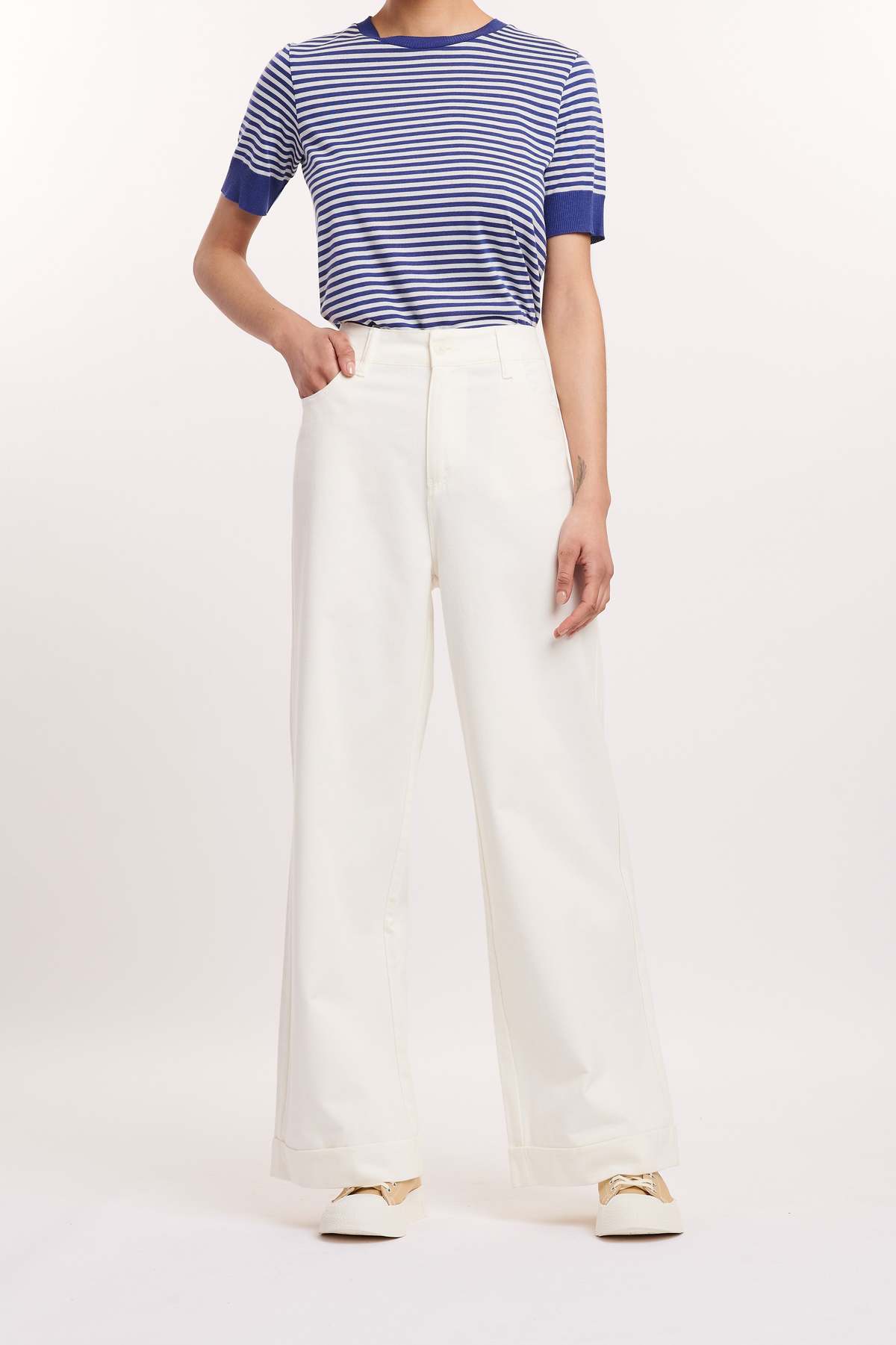 Our Sister Pomelo Trouser - Off-White - Image 1 of 4