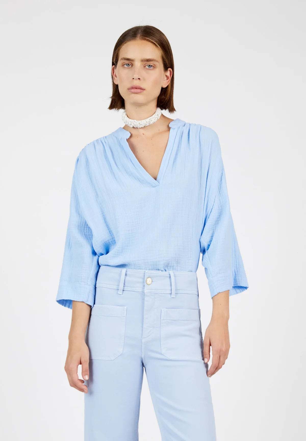 Masscob Suza Top - Sky - Image 2 of 5