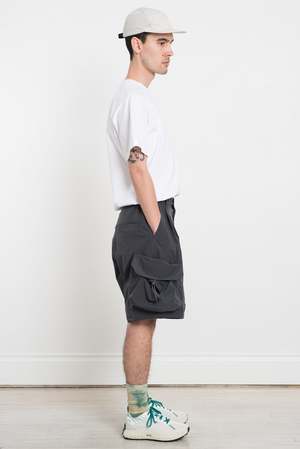 Meanswhile Luggage Cargo Shorts - Charcoal | Garmentory