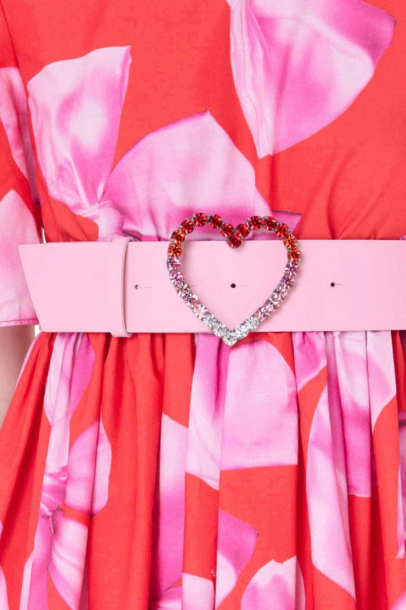 Vivetta Heart Belt Pink Garmentory