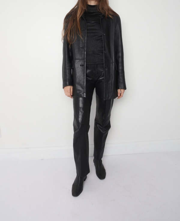 Vintage 90s Leather Pants | Garmentory