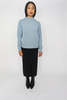 Vintage Cableknit Sweater - Blue - Thumbnail 1