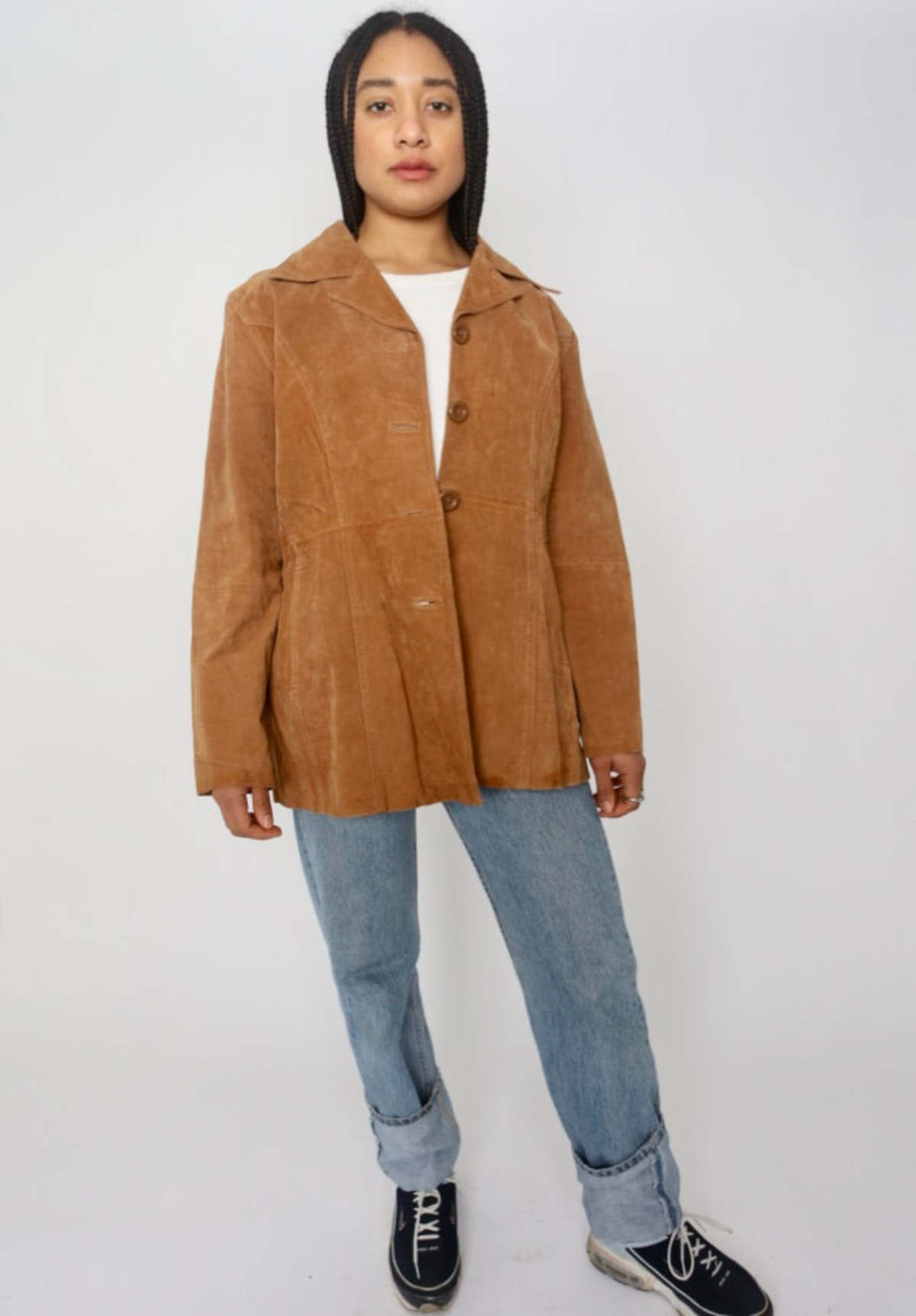 Carmel Bloom Vintage Suede Coat
