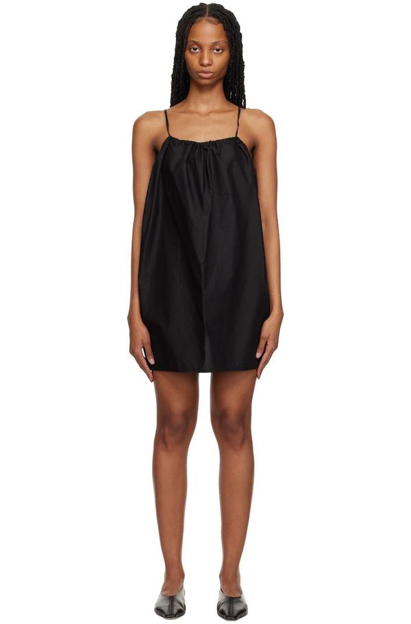 Deiji Studios The Halter Midi Dress - Black | Garmentory