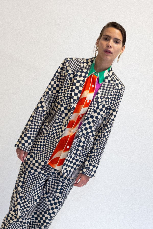 Untitled in Motion Bidran Blazer - Black Check