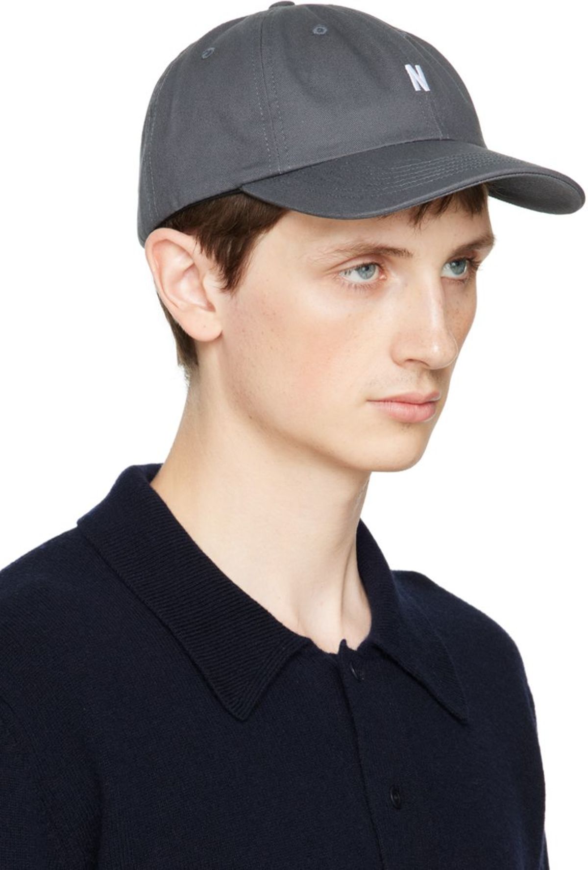 Norse Projects Sports Cap Grey Garmentory