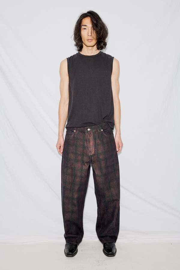 Our Legacy Overdyed Big Lumbercheck Print Vast Cut Pant | Garmentory