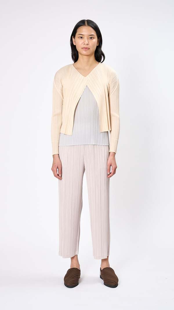 Pleats Please by Issey Miyake Monthly Colors Cardigan - Light