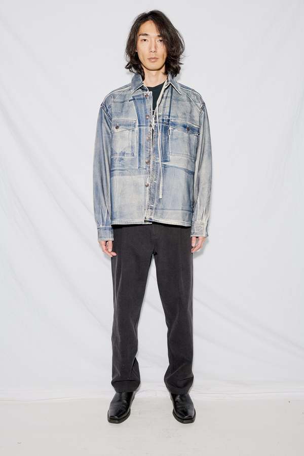 OTTOLINGER ISKO twisted denim shirtジャケット OTTOLINGER ISKO twisted denim shirtジャケット OTTOLINGER