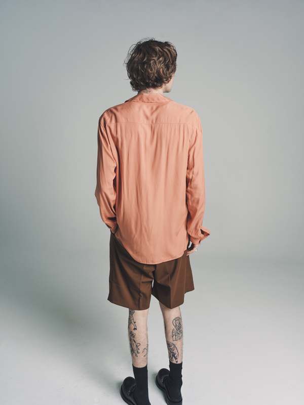 CMMN SWDN Viscose Woven Rani Shirt - Dusty Pink | Garmentory