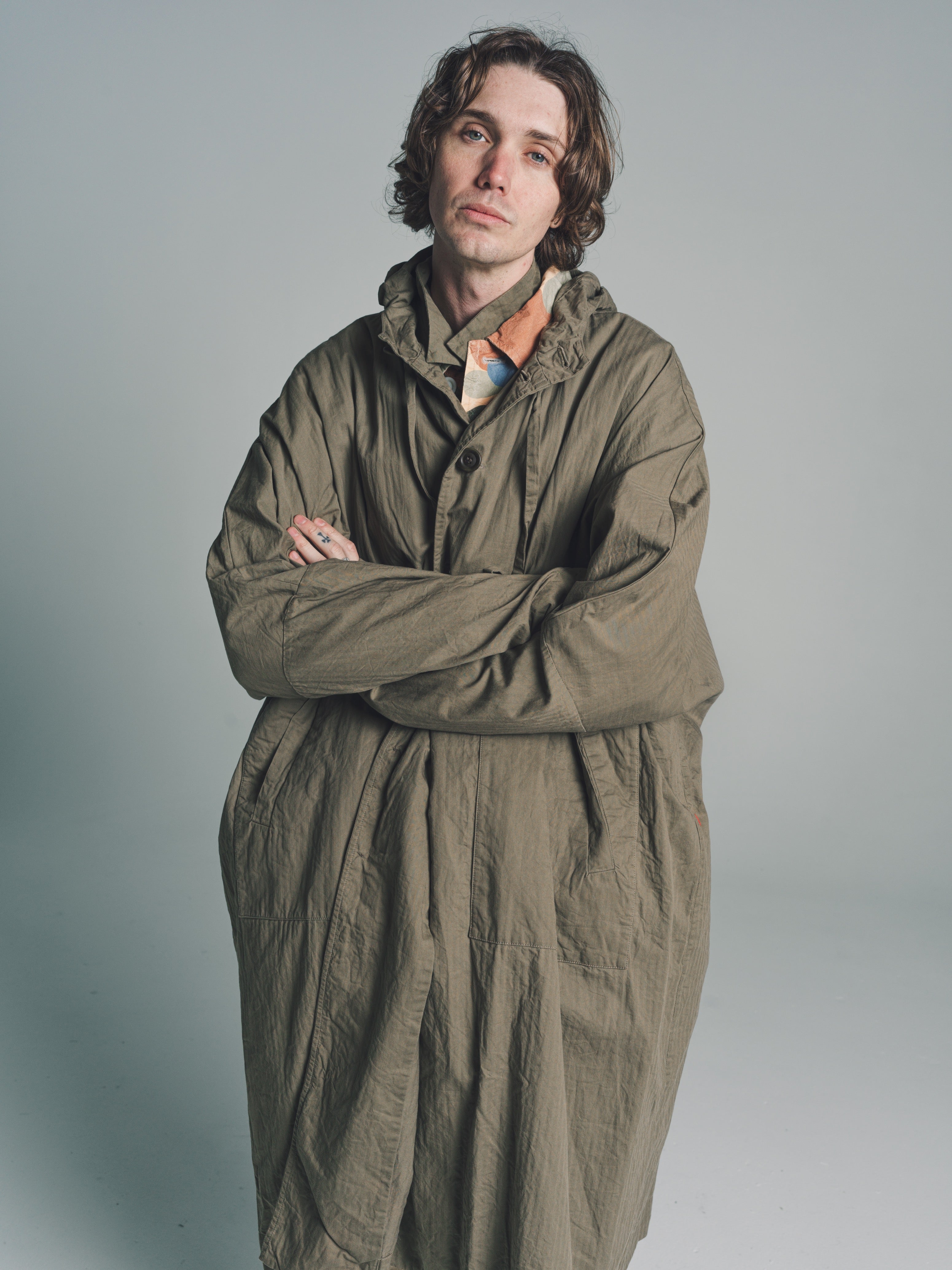 Casey Casey Waxy 3PCS Coat - Khaki | Garmentory