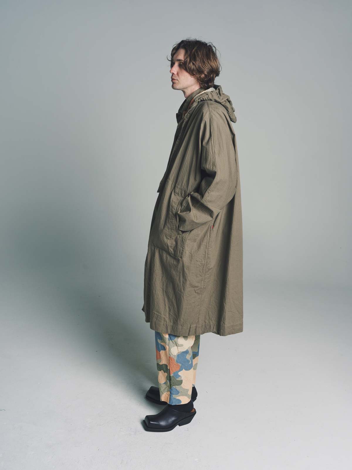 Casey Casey Waxy 3PCS Coat - Khaki | Garmentory