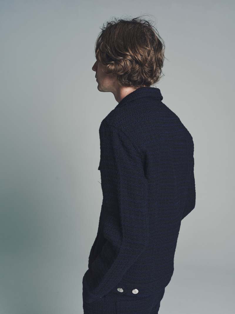 ジャケット・アウター ernest w baker SPREAD COLLAR JACKET ernest w baker SPREAD COLLAR JACKET