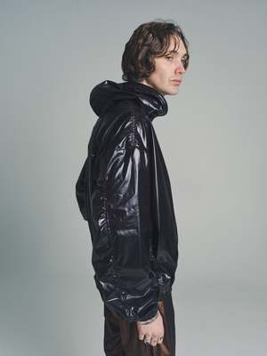 Gabriela Coll Garments Poly Recycled Limonta Hooded Zipper Jacket