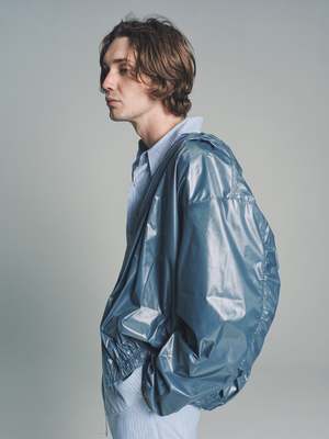 Gabriela Coll Garments No.216 Poly Recycled Limonta Hooded Zipper