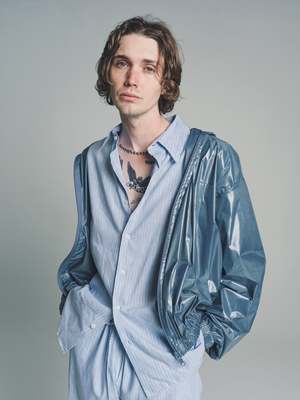 Gabriela Coll Garments No.216 Poly Recycled Limonta Hooded Zipper