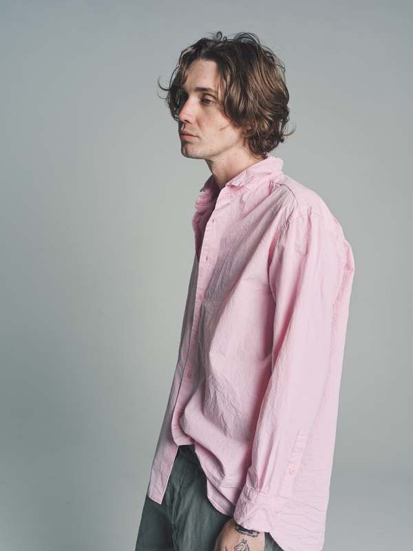 Casey Casey Paper Cotton Big Raccourcie Shirt - Pink | Garmentory