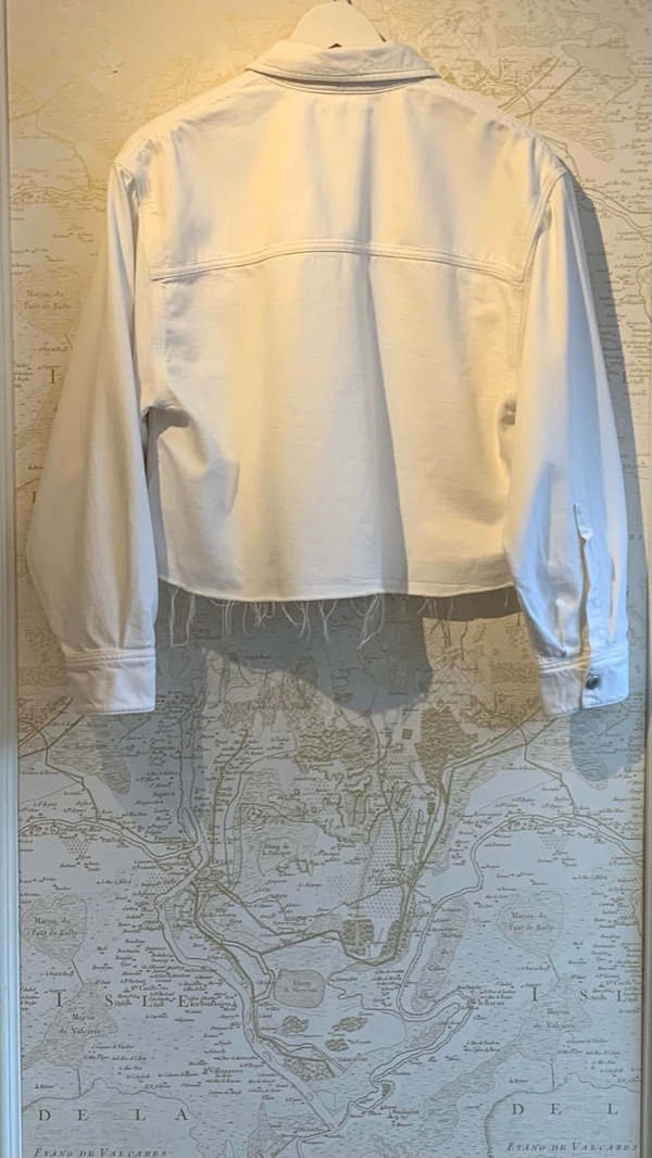 AGOLDE Nyx Denim Shirt Jacket - White Denim | Garmentory
