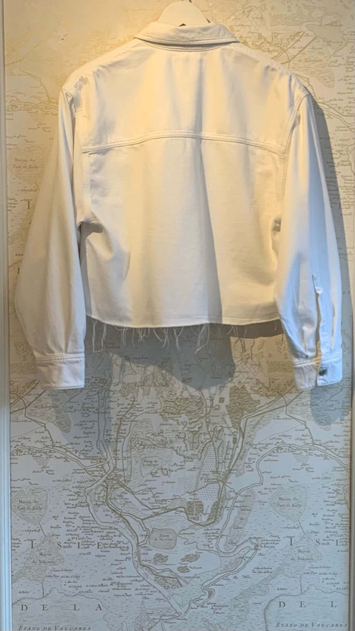 AGOLDE Nyx Denim Shirt Jacket - White Denim | Garmentory