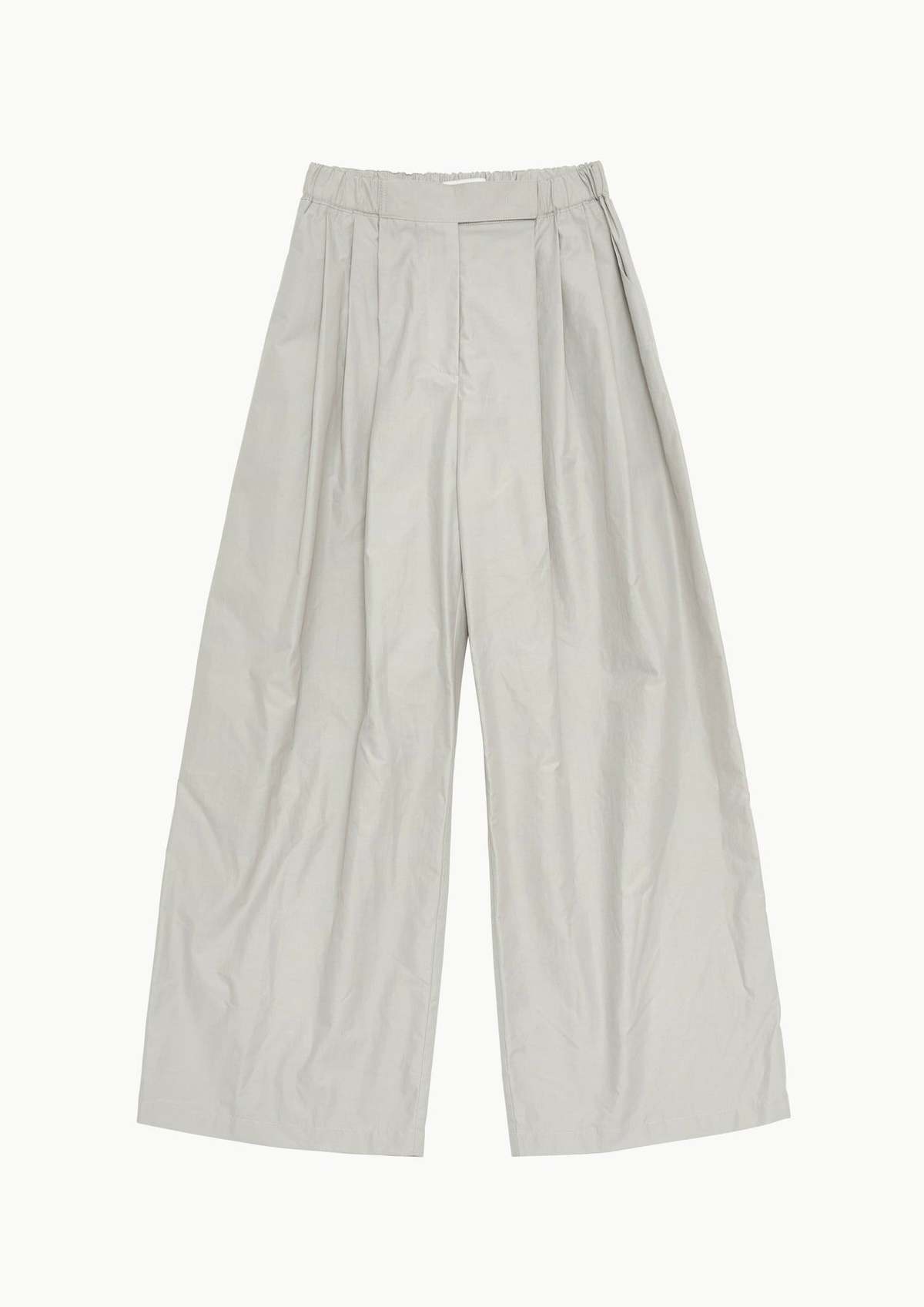 Amomento Three Tuck Banding Pants - Grey | Garmentory