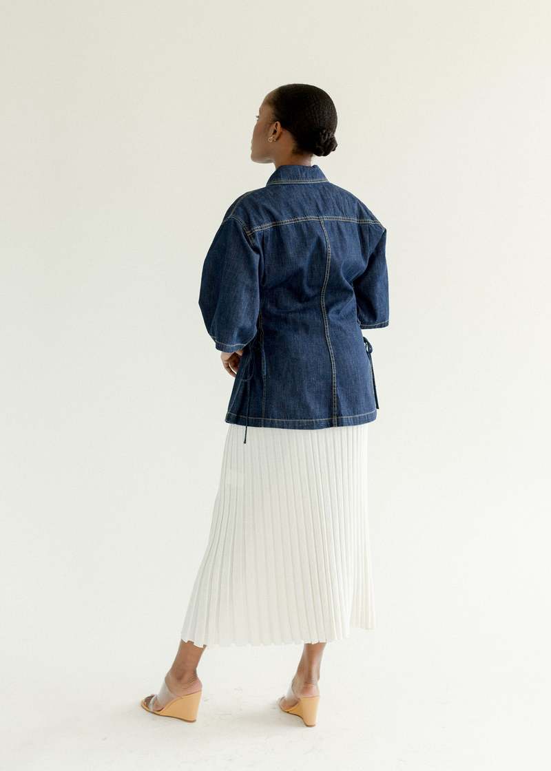 Rachel Comey Renda Top - Dark Indigo | Garmentory