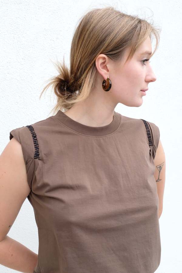Rachel Comey Miles Tee - Olive | Garmentory