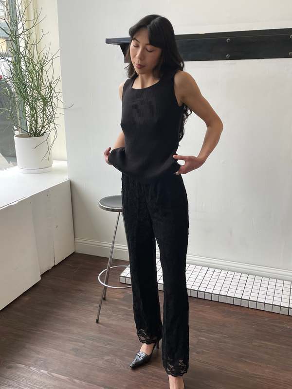Vintage Lace Up Pants