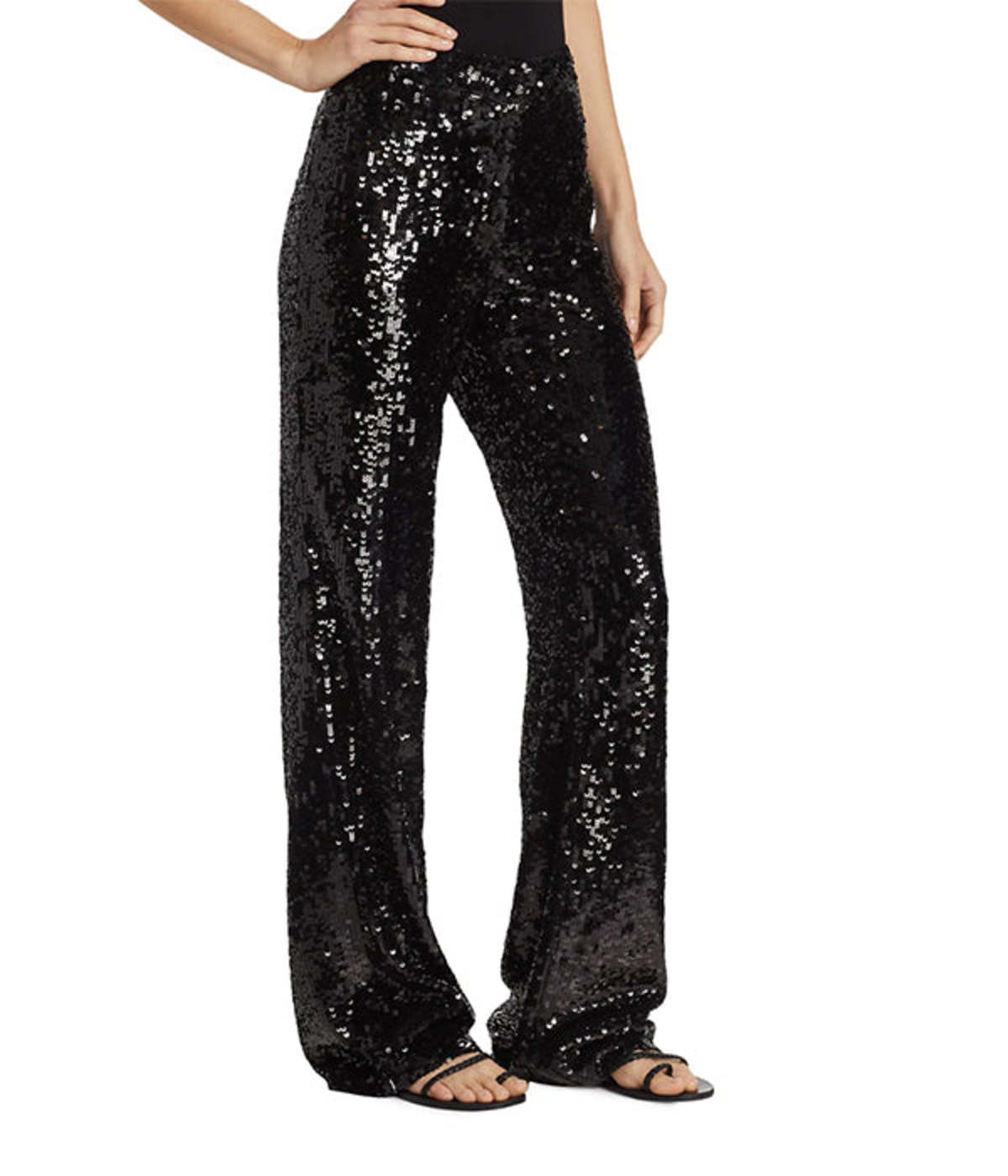 【Nili Lotan】 Yseult sequinedパンツ Yseult-Sequins-Pant---Black-