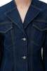 Ganni Rinse Denim Fitted Blazer - Rinse - Thumbnail 9