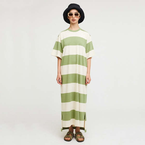Rita Row Ada Dress - Green Stripe | Garmentory