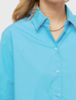 Samsøe & Samsøe Lua Oversized Button Down Shirt - Topaz Blue - Thumbnail 5