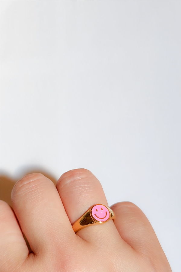 MATTER MATTERS Happy Ring - Pink