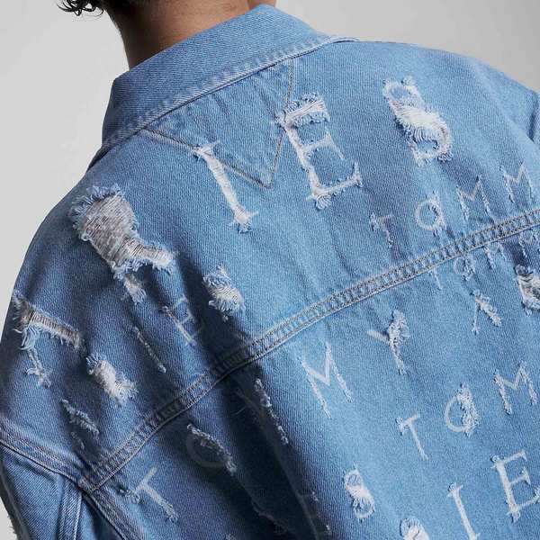 Tommy Jeans x Aries Laser Denim Jacket - Washed Blue | Garmentory