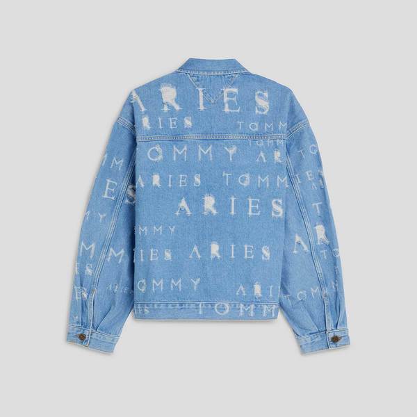 Tommy Jeans x Aries Laser Denim Jacket - Washed Blue | Garmentory